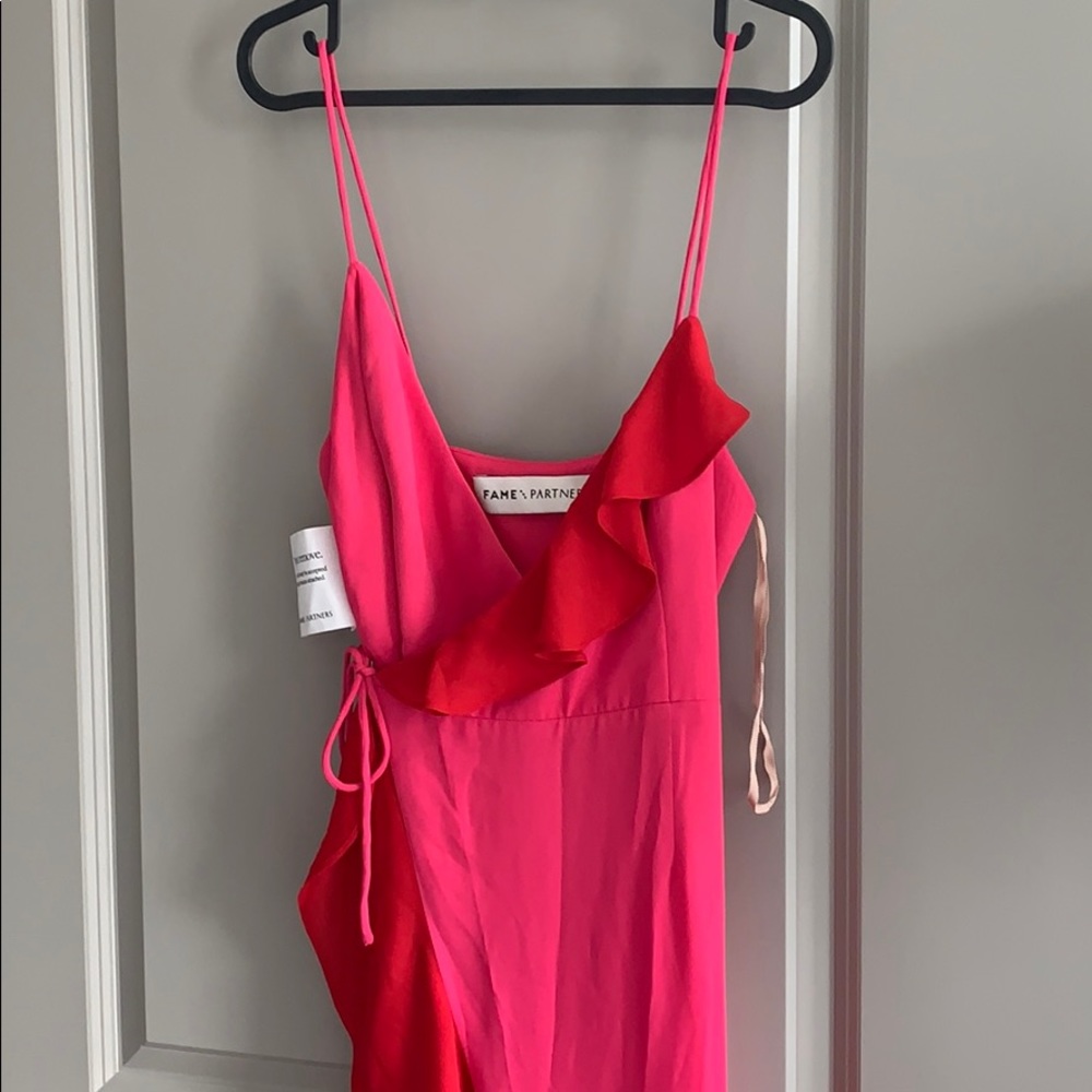 Frame Partners pink red dress - Picture 5 of 8